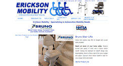 Desktop Screenshot of myericksonmobility.com